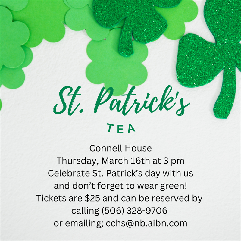 St Patricks Tea at Connell House