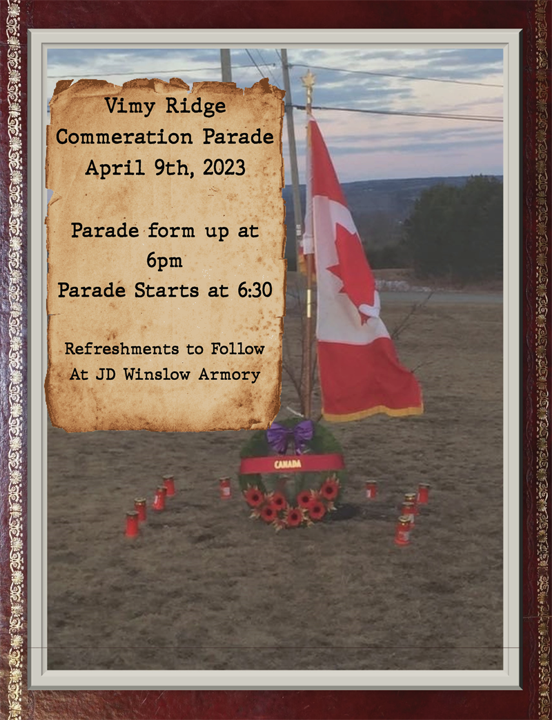 Battle of Vimy Ridge Commemoration Parade