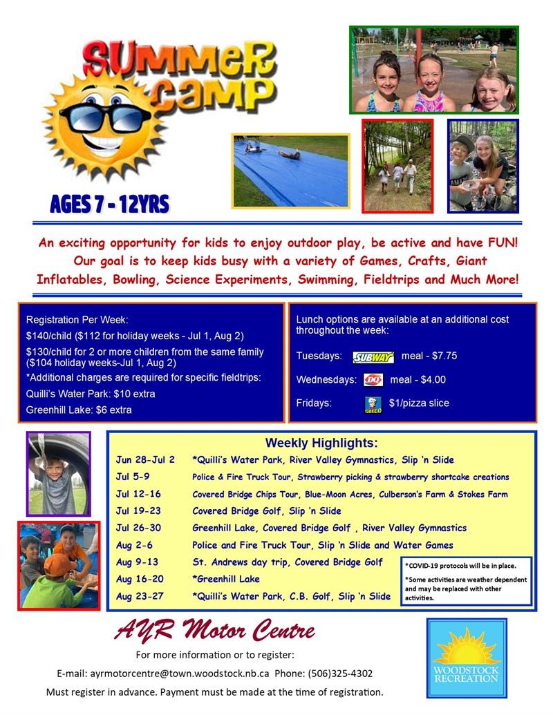 Summer Camps Ages 7-12